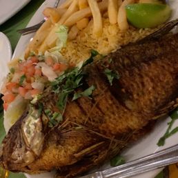 Pescado De La Casa (grilled tilapia)
