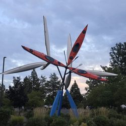 Bend Park & Recreation - Kayak sculpture