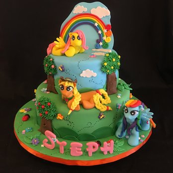 Cakes By Lissette - My Little Pony themed cake - Cupcakes Near Me Cakes By Lissette - My Little Pony themed cake - Cupcakes Near Me