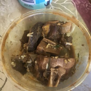 Tandoori Grill - A bowl of bone and fat. Nothing edible. - Indian Near Me - Sacramento, California
