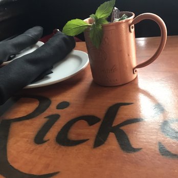 Ricks Food & Spirits - Blueberry Moscow Mule - New American Near Me - Kingston, New Hampshire