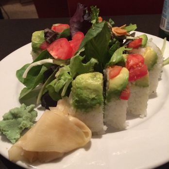 Cocoro Bistro - Veggie roll. Underwhelmed. Maybe the Mayo based sauced would have made a difference. Otherwise 100% zero flavor, you'll need the ginger etc - Sushi Bars Near Me - Stockton, California Cocoro Bistro - Veggie roll. Underwhelmed. Maybe the Mayo based sauced would have made a difference. Otherwise 100% zero flavor, you'll need the ginger etc - Sushi Bars Near Me - Stockton, California