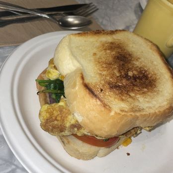 The Red Bird Cafe - Veggie Breakfast Sammy - Cafes Near Me - Roslyn, Washington