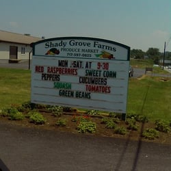 Shady Grove Farms - It's on the left!