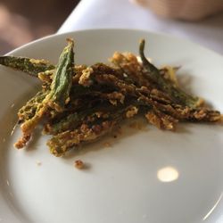 Manjal - Delicious fried okra