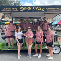 Sip & cycle bar