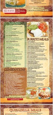 Menu photo 4 Sol Azteca Mexican Grill Byron, GA