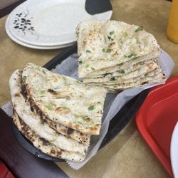 Garlic Naan - freshly made.