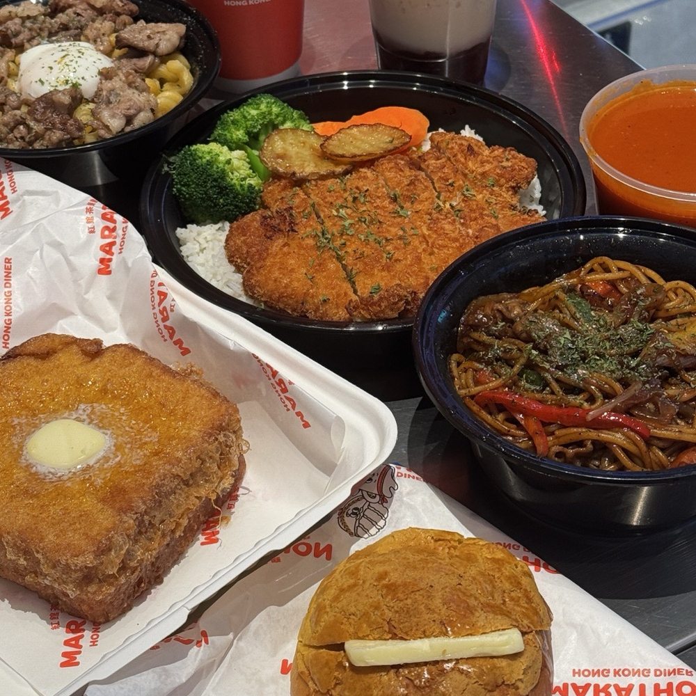 Marathon Hong Kong Diner - Bolo Yau, Hong Kong Style French Toast, Black Pepper Beef Spaghetti, Signature Crispy Pork Cutlet Rice, H.k. Style Macaroni In Tomato Soup - Chinese Near Me - Queens, New York Marathon Hong Kong Diner - Bolo Yau, Hong Kong Style French Toast, Black Pepper Beef Spaghetti, Signature Crispy Pork Cutlet Rice, H.k. Style Macaroni In Tomato Soup - Chinese Near Me - Queens, New York