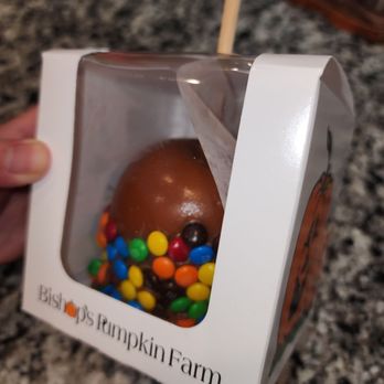 Bishop's Pumpkin Farm - Apple was kinda bland. But the extras made up for it. Stick with the pies - Christmas Trees Near Me - Wheatland, California