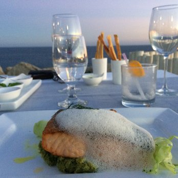 Sunset Monalisa - Salmon Main Course - Mediterranean Near Me - Cabo San Lucas, BCS Sunset Monalisa - Salmon Main Course - Mediterranean Near Me - Cabo San Lucas, BCS
