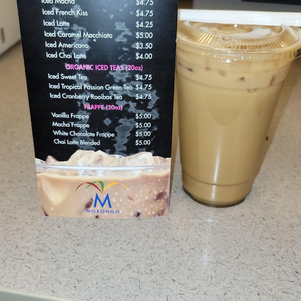 Pink Coffee - Iced Caramel Macchiato - Coffee & Tea Near Me - Cabazon, California Pink Coffee - Iced Caramel Macchiato - Coffee & Tea Near Me - Cabazon, California