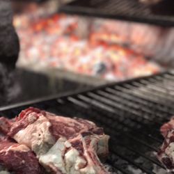 Asador Portuetxe - Steaks waiting to be grilled