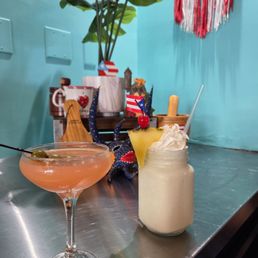 Guava martini and a Batey colada Guava martini and a Batey colada