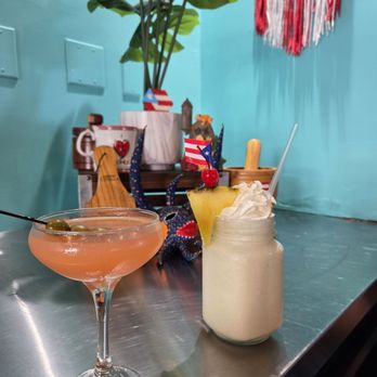 Batey Puerto Rican Gastronomy - Guava martini and a Batey colada - Puerto Rican Near Me - Tucson, Arizona Batey Puerto Rican Gastronomy - Guava martini and a Batey colada - Puerto Rican Near Me - Tucson, Arizona
