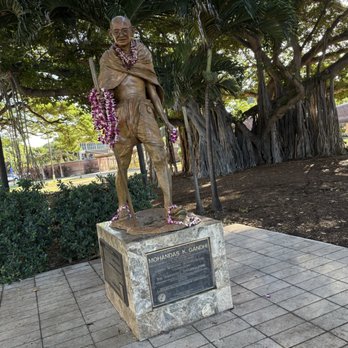 Mohandas K. Gandhi Statue - Statue - Public Art Near Me - Honolulu, Hawaii Mohandas K. Gandhi Statue - Statue - Public Art Near Me - Honolulu, Hawaii
