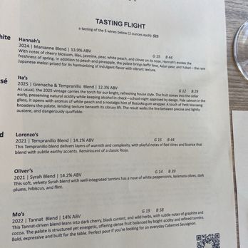 Los Milics Vineyards - Tasting flight menu - Wine Tasting Room Near Me - Tucson, Arizona Los Milics Vineyards - Tasting flight menu - Wine Tasting Room Near Me - Tucson, Arizona