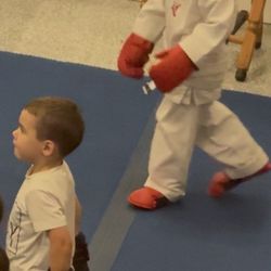 Sun Hang Do Martial Arts - My 4 and 5 year old ready to spar