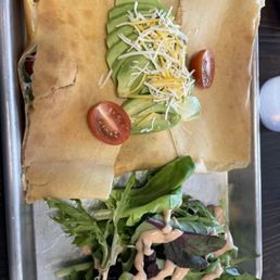 turkey avocado crepe