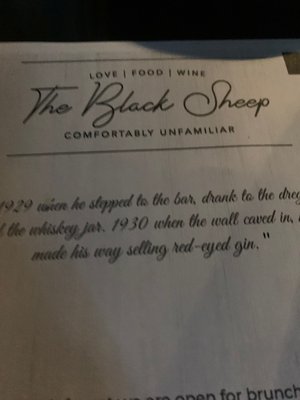 Menu photo 5 Black Sheep Restaurant Blue Ridge, GA Menu photo 5 Black Sheep Restaurant Blue Ridge, GA