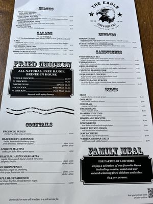 Menu photo 2 The Eagle Louisville Louisville, KY