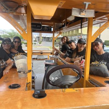 Social Cycle - Beautiful pedaling ladies! - Party Bike Rentals Near Me - Palm Springs, California