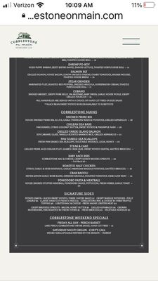 Menu photo 4 Cobblestone On Main Webster, NY