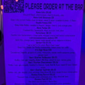 Vault 31 Bar - Cocktail Menu - Pizza Near Me - Vancouver, Washington