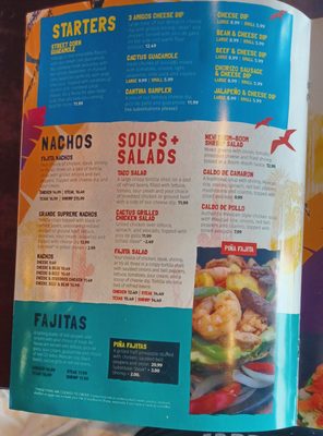 Menu photo 3 Cactus Cantina Mexican Grill Orange Beach, AL