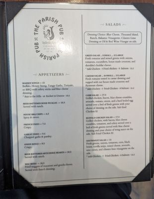 Menu photo 4 Parish Publick House Santa Cruz, CA Menu photo 4 Parish Publick House Santa Cruz, CA