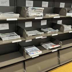 Bloomfield Township Public Library - Plenty of newspapers