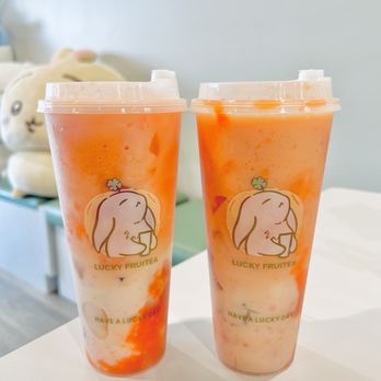 Lucky FruiTea - Papaya Coconut Slushy - Bubble Tea Near Me - San Gabriel, California Lucky FruiTea - Papaya Coconut Slushy - Bubble Tea Near Me - San Gabriel, California