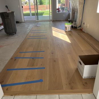 Geary Floors - Installing my new wood floors - Flooring Near Me - El Cajon, California