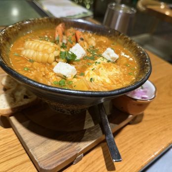 Ayawaska RestoBar- Petaluma - Shrimp Soup/Stew - Peruvian Near Me - Petaluma, California
