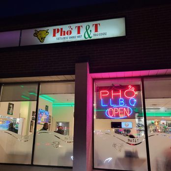 Pho T & T - a neon sign in the window - Vietnamese Near Me - Vaughan, Ontario Pho T & T - a neon sign in the window - Vietnamese Near Me - Vaughan, Ontario