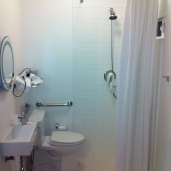 The Varden Hotel - Small Bathroom. - Hotels Near Me - Long Beach, California The Varden Hotel - Small Bathroom. - Hotels Near Me - Long Beach, California