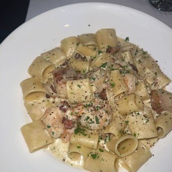Lavo - special of the day.. carbonara w/rigatoni, scallops and shrimp - Italian Near Me - Las Vegas, Nevada