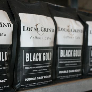 Local Grind Coffee + Cafe - Black Gold, a double dark roasted coffee - Coffee & Tea Near Me - Los Alamitos, California Local Grind Coffee + Cafe - Black Gold, a double dark roasted coffee - Coffee & Tea Near Me - Los Alamitos, California