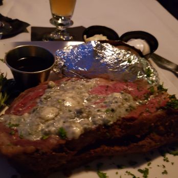 River's Bend - Blue cheese encrusted. tasty - Seafood Near Me - Green Bay, Wisconsin River's Bend - Blue cheese encrusted. tasty - Seafood Near Me - Green Bay, Wisconsin