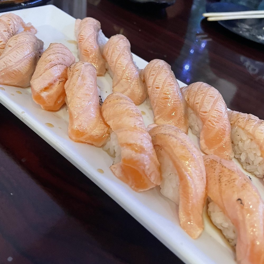 Koya Sushi - Seared Salmon Sushi - Japanese Near Me - Fontana, California