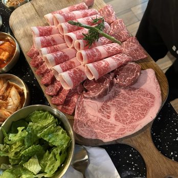 SOT BBQ - Wagyu platter - Korean Near Me - San Diego, California SOT BBQ - Wagyu platter - Korean Near Me - San Diego, California