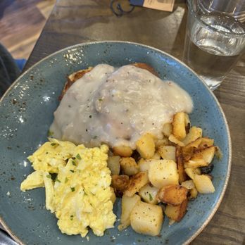 First Watch - Biscuits & Turkey Sausage Gravy With Eggs - Breakfast & Brunch Near Me - Orlando, Florida