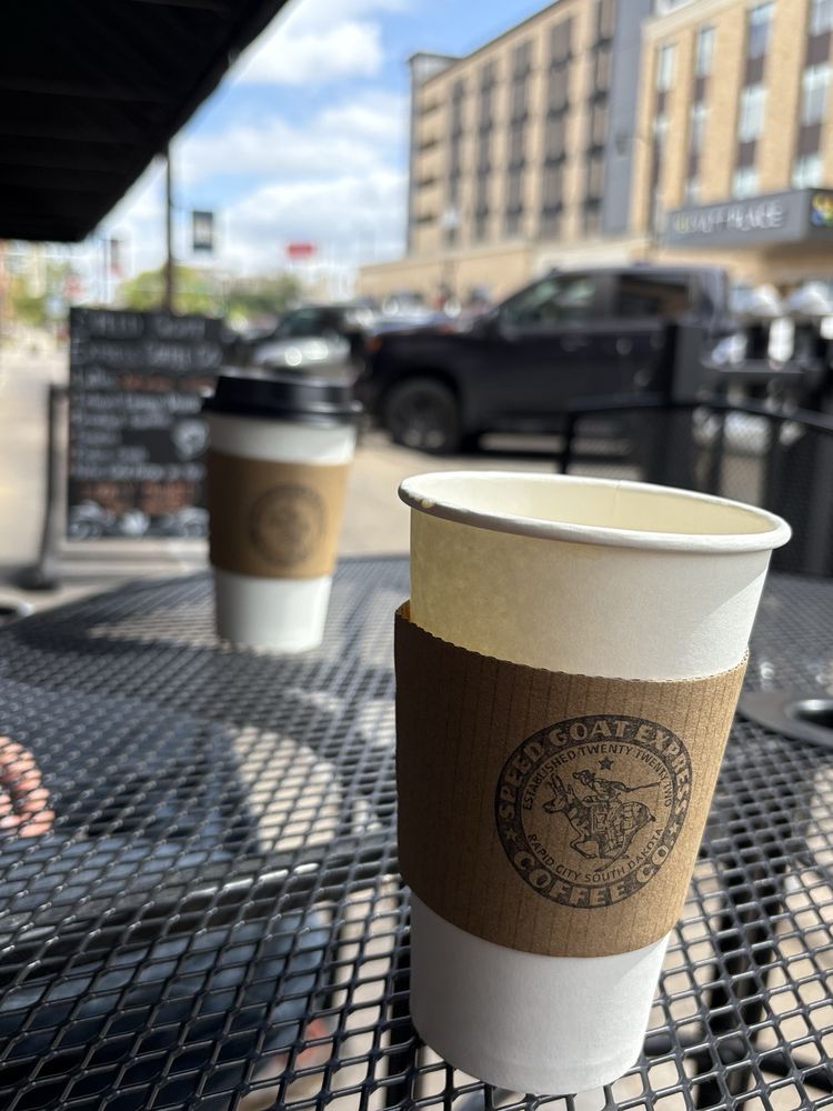 Speed Goat Express Coffee Logo