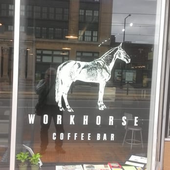 Workhorse Coffee Bar - Workhorse Coffee Bar ... front window ... from outside - Coffee & Tea Near Me - Saint Paul, Minnesota