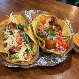 The fish tacos The fish tacos