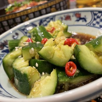 Delicious Chengdu - Cucumbers! Crunchy & refreshing - Szechuan Near Me - Temple City, California