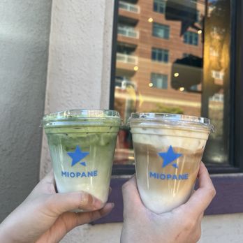 Miopane - Matcha Pillow & Coffee Einspanner - Bakeries Near Me - Pasadena, California