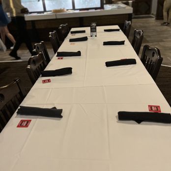 Gaucho Urbano - Clean linens ready for the party - Steakhouses Near Me - Pigeon Forge, Tennessee
