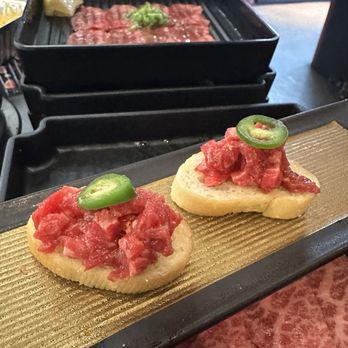 Chubby Cattle - Wagyu tartar - Barbeque Near Me - Monterey Park, California Chubby Cattle - Wagyu tartar - Barbeque Near Me - Monterey Park, California