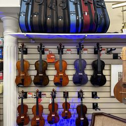 Pianovations Music Centre - We service and sell and trade up violins  1/16 to 4:4 sizes.
